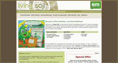 Desktop Screenshot of livingsoil.co.uk